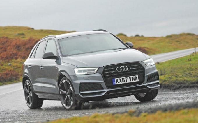 Audi Q3 subcompact crossover is gewoon verouderd. | Foto: autocar.co.uk. 
