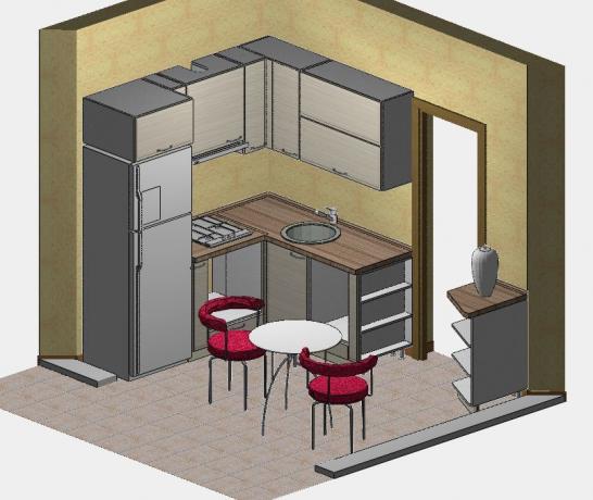 ontwerp van kleine keukens