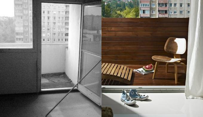 Vermoorde panelen in een luxe appartement: voor en na foto's