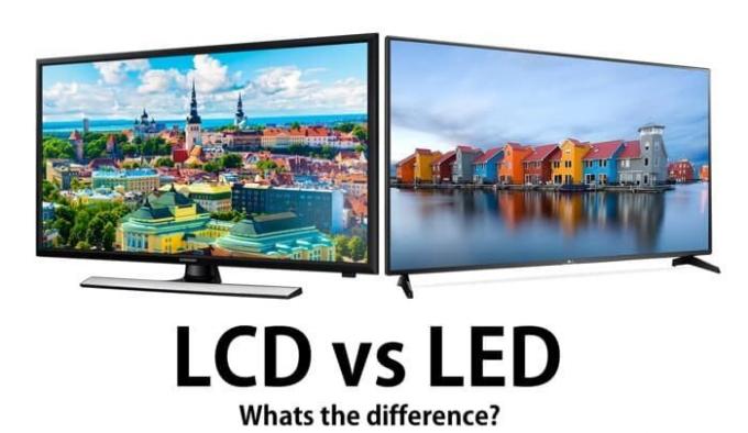 De verschillende LED-TV's en LCD?
