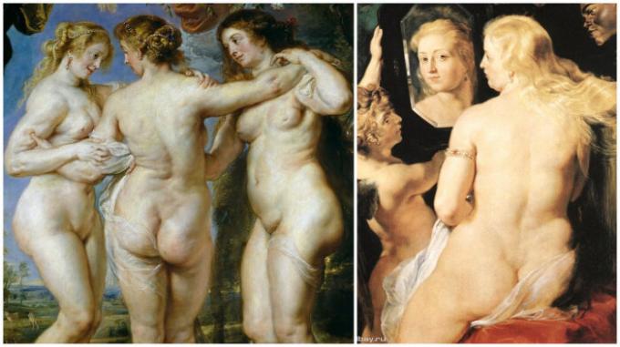 Rubens vrouwelijke priesters - de standaard van de moderne tijd.