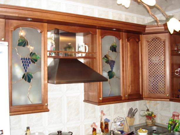 Laconieke keuken glas-in-loodramen "Tiffany"
