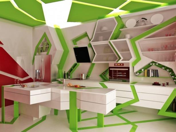 Witgroene keuken (45 foto's): doe-het-zelf video-instructies voor installatie, welk meubilair te kiezen, prijs, foto