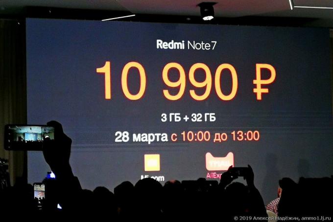 Xiaomi redmi Toelichting 7: Het vlaggenschip van bijna 10.990 roebel.