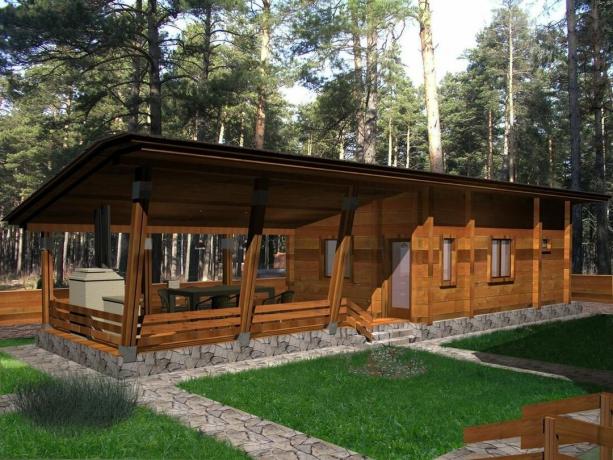Sauna met een tuinhuisje onder één dak: ontwerp + bouwen met hun eigen handen