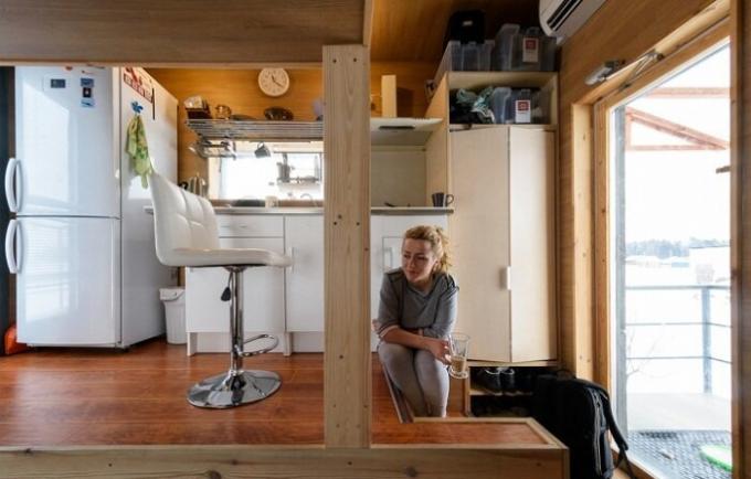 Kitchen cabine oppervlakte van 16 vierkantjes.