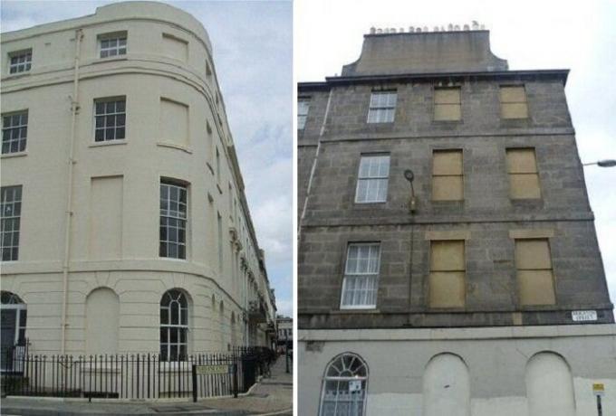 Waarom in Engeland in historische gebouwen als de ingemetseld ramen