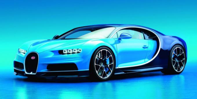 De meest wenselijke auto ter wereld - Bugatti Chiron.