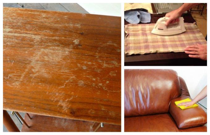  Hoe kan krassen op het hout en lederen meubels verwijderen