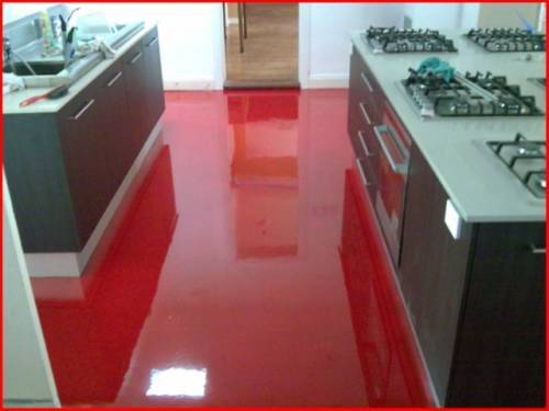 Dit is hoe de rode vloer eruit ziet