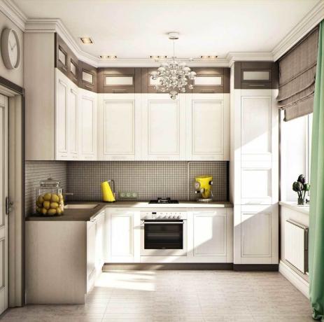 Witte keuken met patina (48 foto's): we creëren lichte klassiekers met gouden, zilveren patina in de keukenruimte met onze eigen handen, instructies, foto- en videozelfstudies