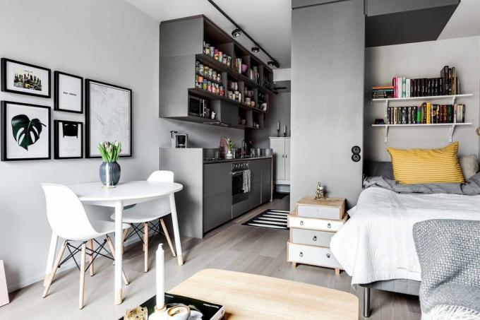 Waar te dingen op te slaan in een klein appartement: 9 ideeën van ontwerpers