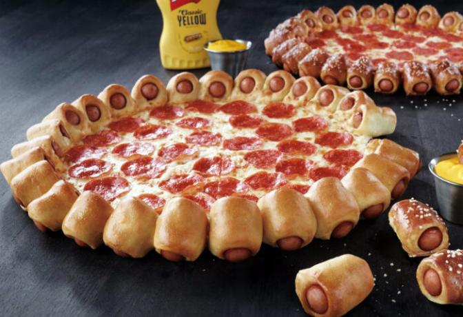 Hotdog pizza. | Foto: Mr. Travel Fitness.