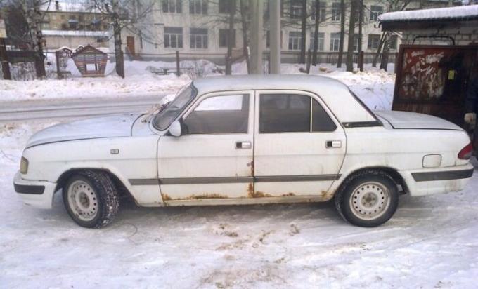Lichaam van GAZ-3110 is een trieste aanblik. | Foto: drive2.ru.
