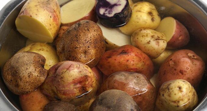 Probeer tijdens het pureren om verschillende aardappelrassen te mengen.