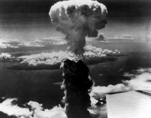De atoombom op Nagasaki.