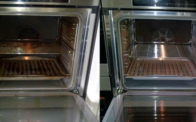 De eenvoudigste en meest effectieve manier om de reiniging van de oven van vet en roet 