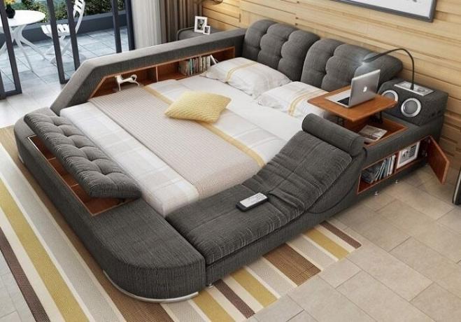 Multifunctionele prachtige bed.