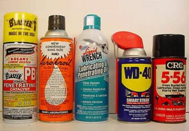 Beroemde middel WD-40 en zijn analogen. | Foto: popularmechanics.com.