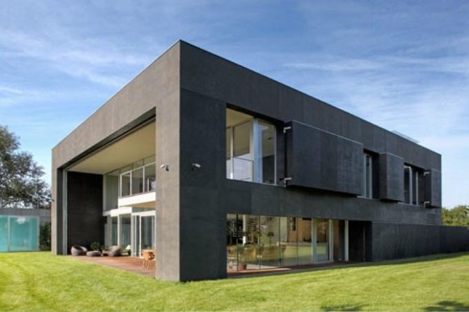 Monolithische Concrete huis in Polen.