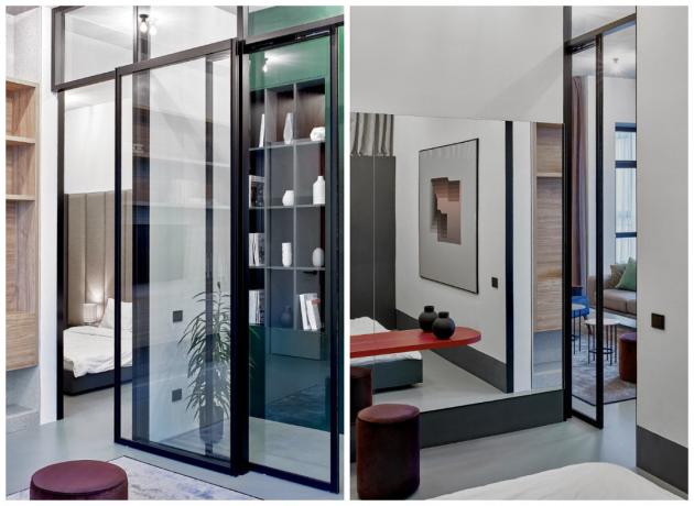 Appartement 99 m² met slechts drie ramen en een aangepaste lay-out