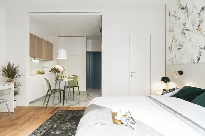 Het interieur van de week: een gezellig klein appartement van 28 m²